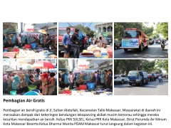 Pembagian Air Bersih Wilayah Kecamatan Tallo