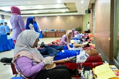 Komitmen Berkontribusi Dalam Mendukung Upaya Pelayanan Kesehatan, Perumda Air Minum Kota Makassar Rutin Gelar Donor Darah